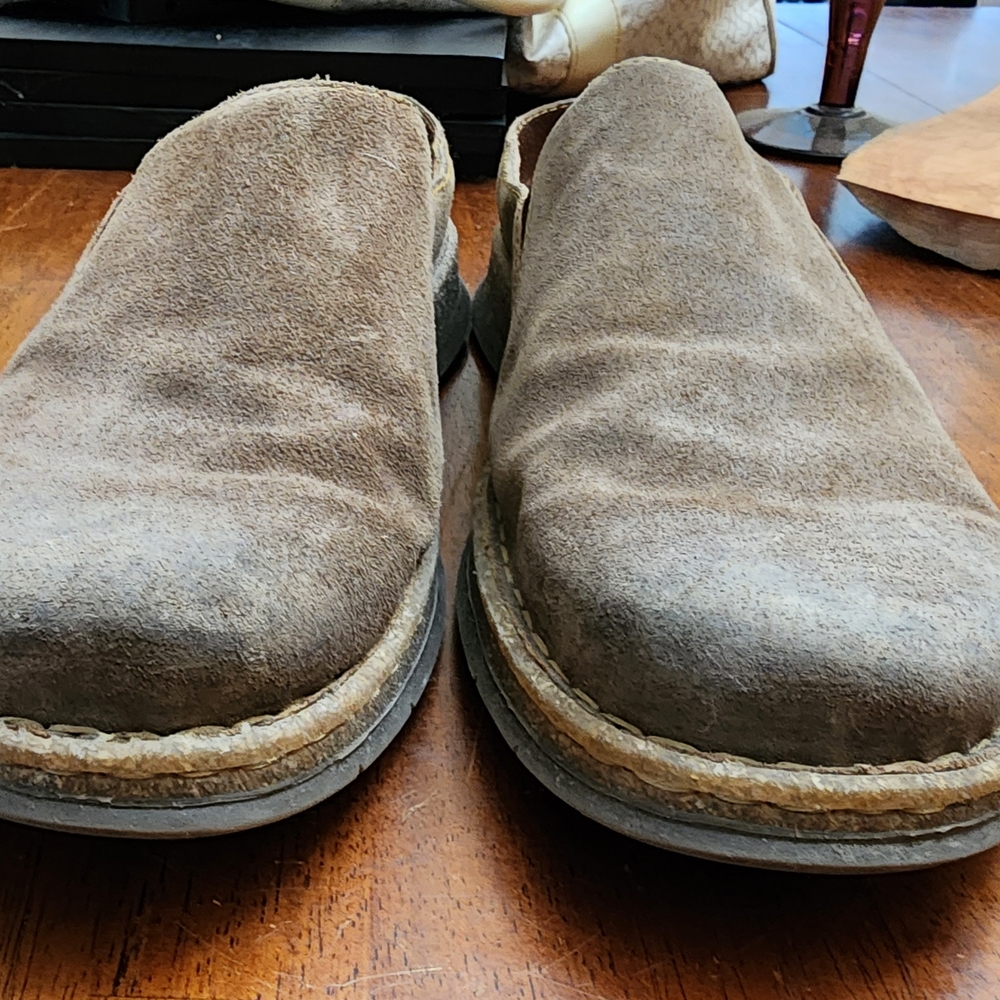 Born Men's Tan Suede Loafers